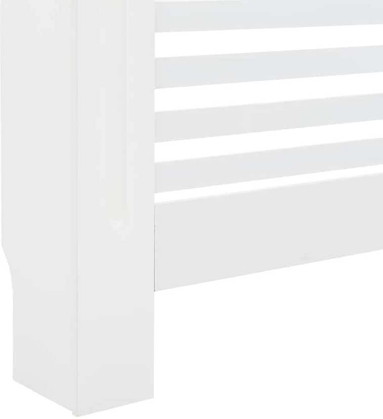 Radiatoriaus uždangalas, baltos sp., 112x19x81,5cm, MDF