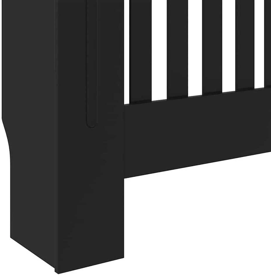 Radiatoriaus uždangalas, juodos spalvos, 78cm, MDF