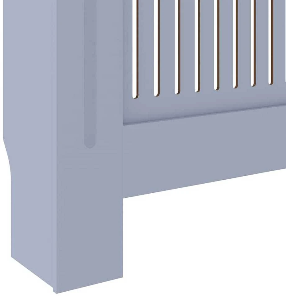 Radiatoriaus uždangalas, pilkos spalvos, 205cm, MDF
