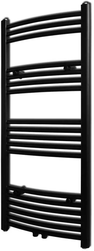 Radiatorius/rankšluosčių džiovykla voniai, juodas, 500x1160mm