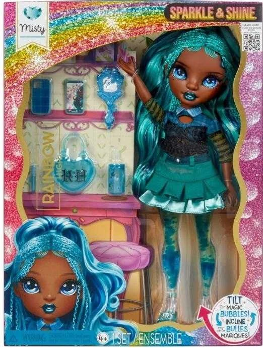 MGA „Rainbow High Sparkle&Shine“ lėlė – žalsvai mėlyna