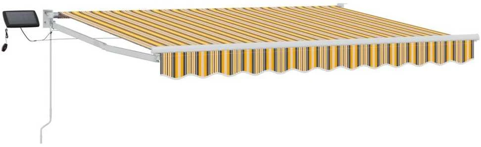 Rankinė ištraukiama markizė su LED 3,5 x 2,5 m
