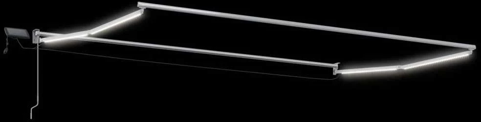 Rankinė ištraukiama markizė su LED 4 × 3 m