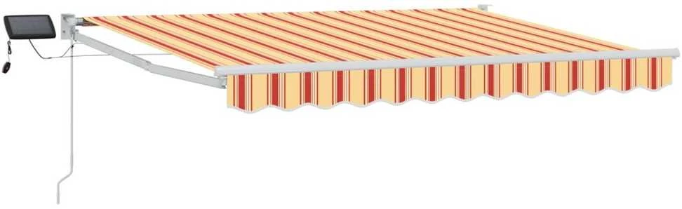 Rankinė ištraukiama markizė su LED Įvairiaspalvis 3,5 x 2,5 m