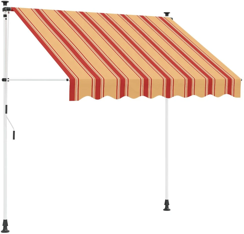 Rankinė sulankstoma markizė Įvairiaspalvis 300 x 115 x 300 cm