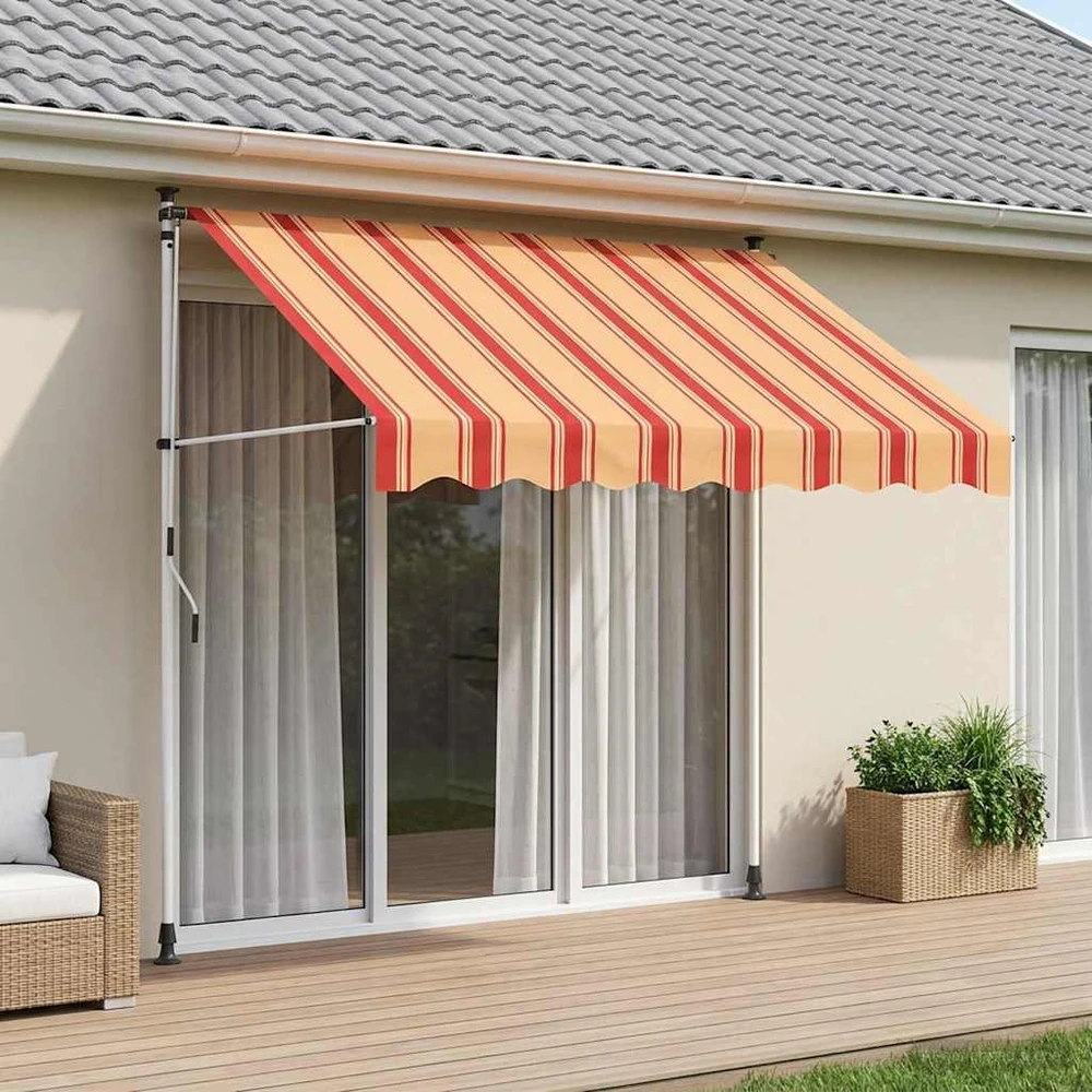 Rankinė sulankstoma markizė Įvairiaspalvis 300 x 115 x 300 cm