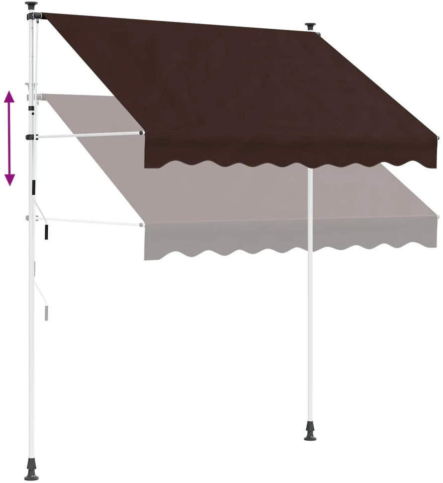 Rankinė sulankstoma markizė Ruda 400 cm