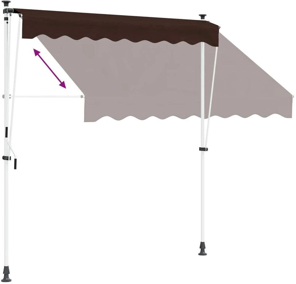 Rankinė sulankstoma markizė Ruda 400 cm