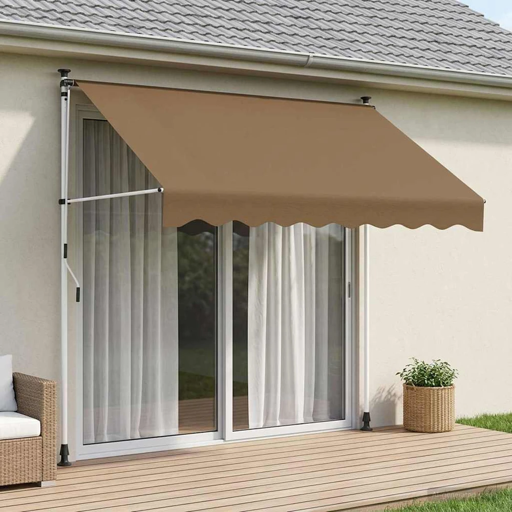Rankinė sulankstoma markizė Smėlio 350 cm