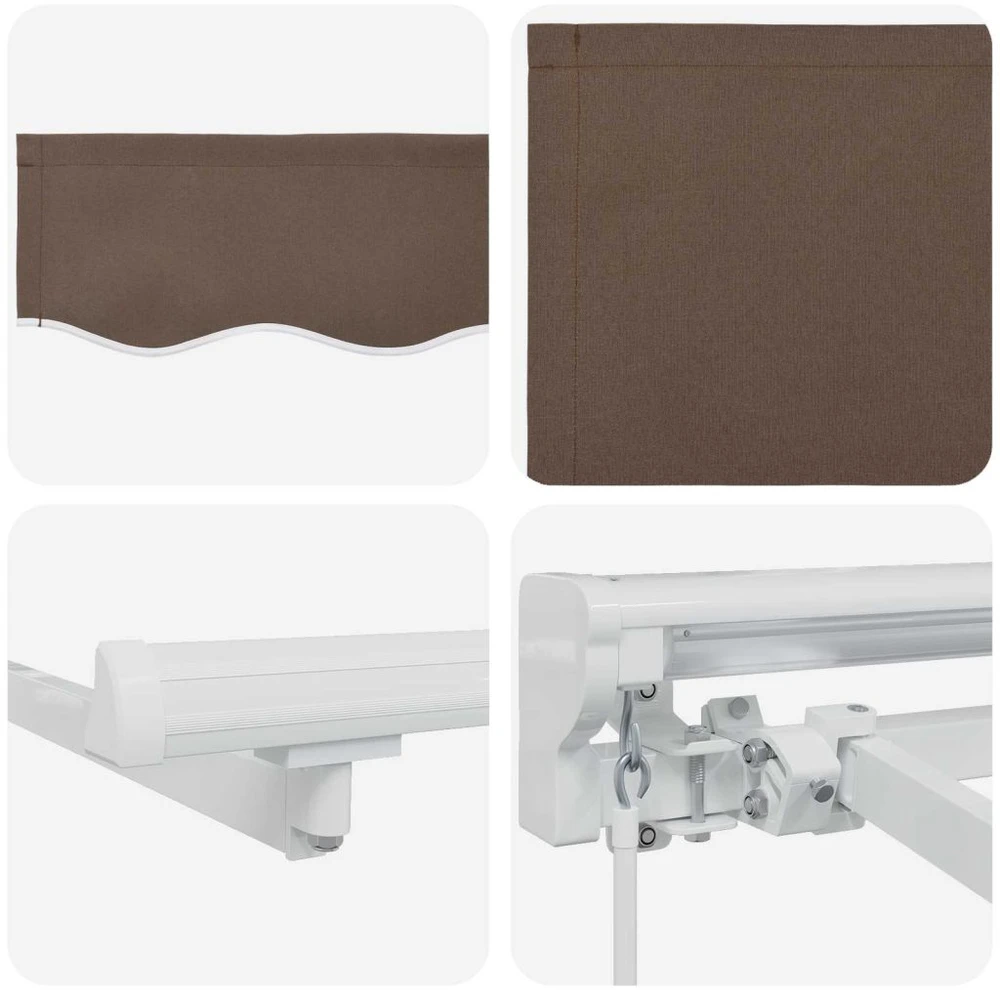 Rankinė sulankstoma markizė Taupe 3 x 2,5 m