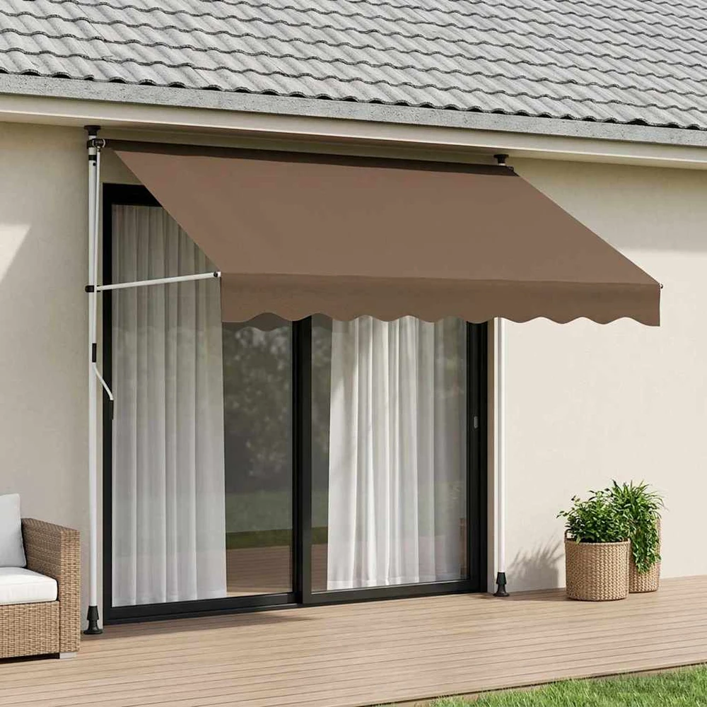 Rankinė sulankstoma markizė Taupe 300 cm