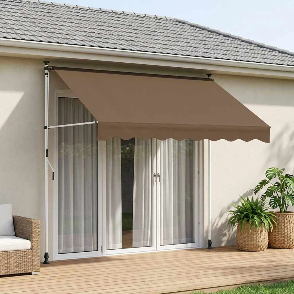Rankinė sulankstoma markizė Taupe 350 cm