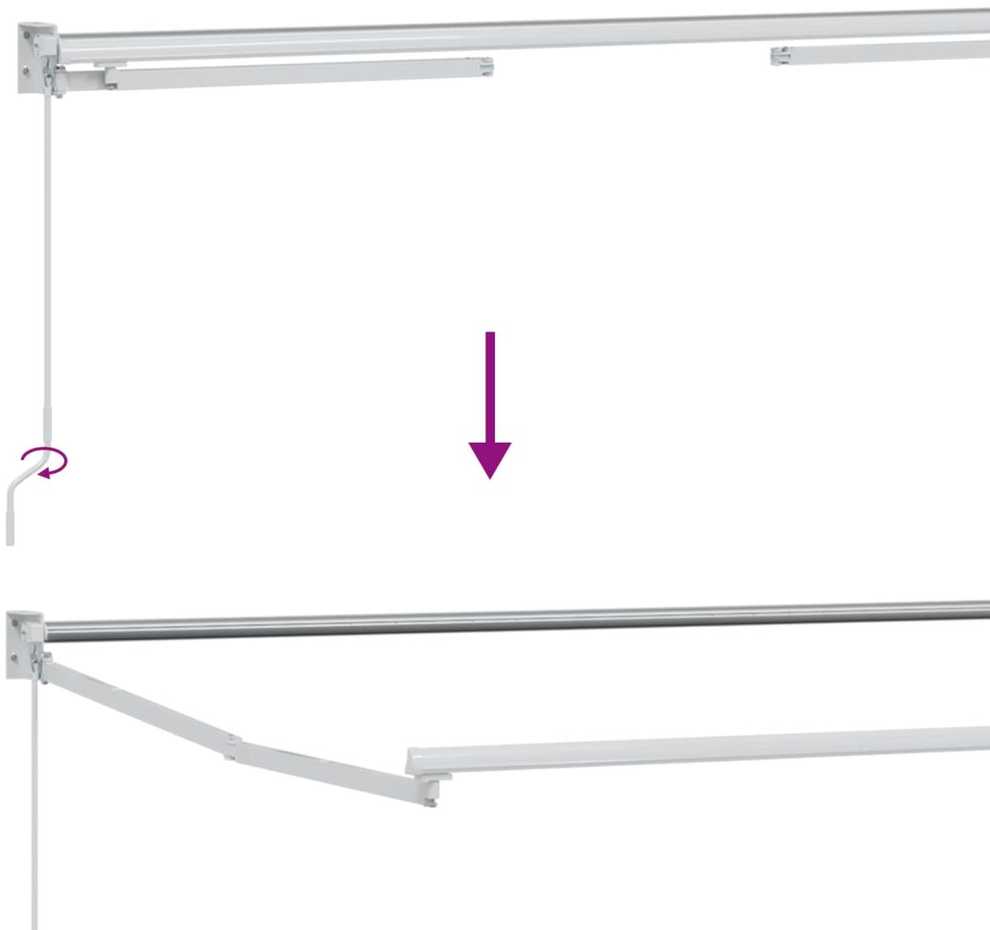 Ištraukiama markizė Vyšninė 3,5 x 2 m