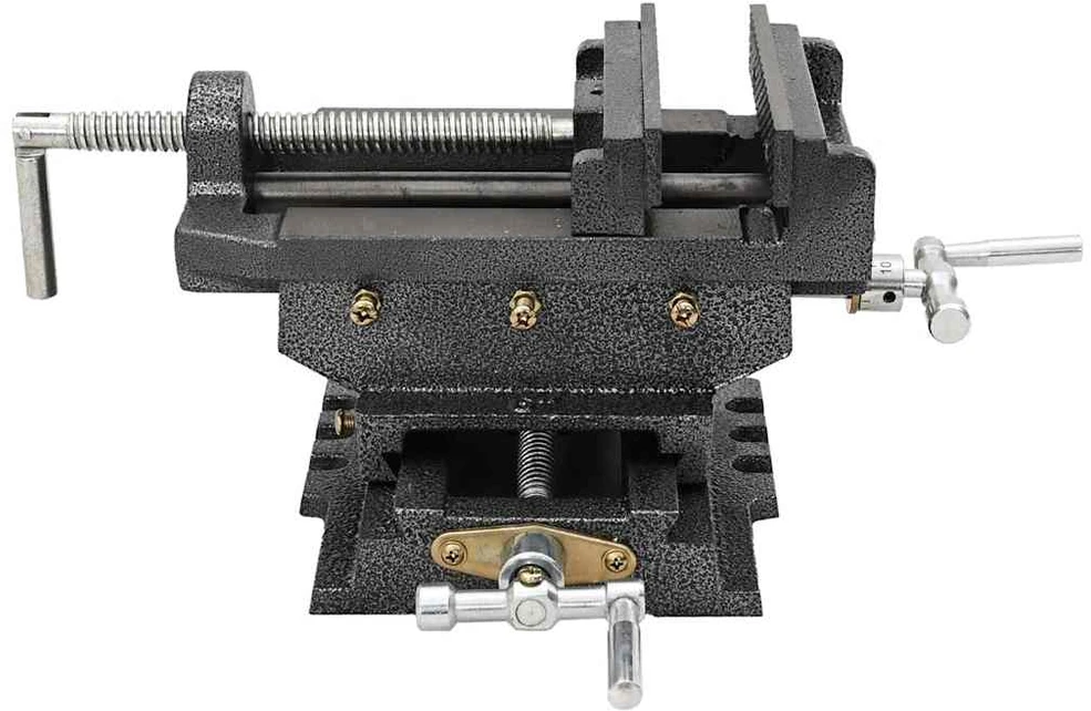 Rankinis kryžminio slydimo gręžtuvas-spaustuvas, 150mm