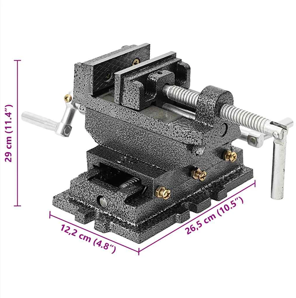 Rankinis kryžminio slydimo gręžtuvas-spaustuvas, 70mm