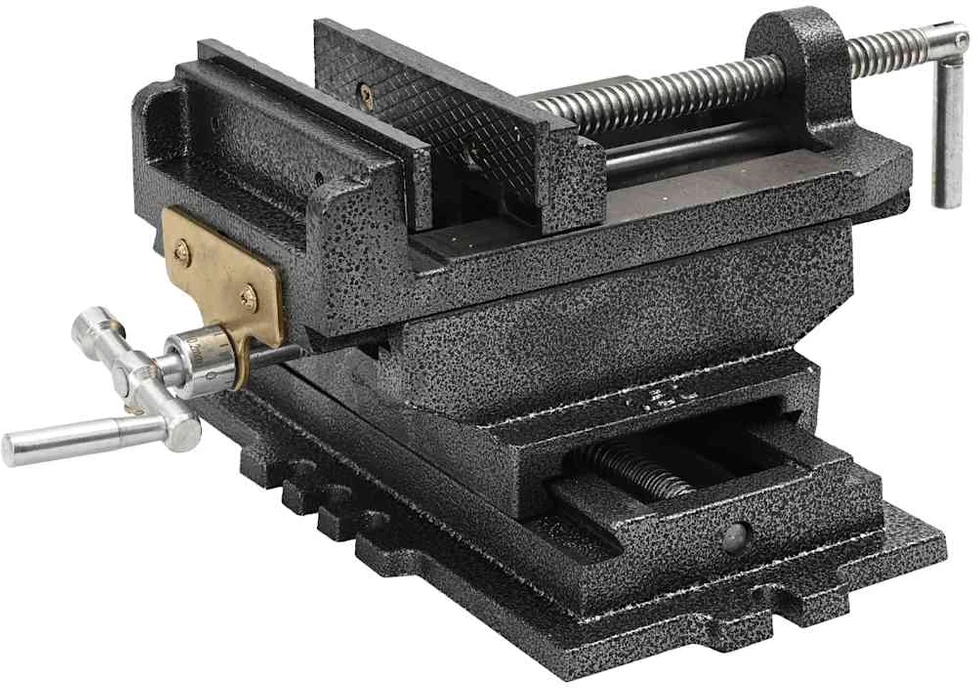 Rankinis kryžminio slydimo gręžtuvas-spaustuvas, 150mm