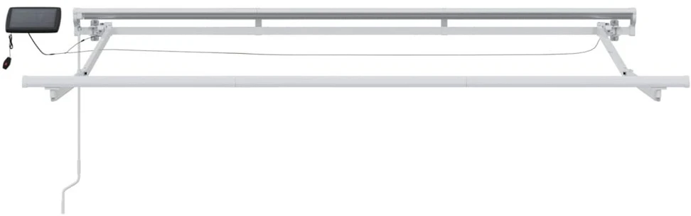 Rankinis markizės rėmas su LED Geltona ir Oranžinė 2,5 x 2 m