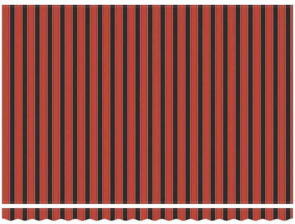 Rankinis markizės rėmas su LED 4,5 × 3 m
