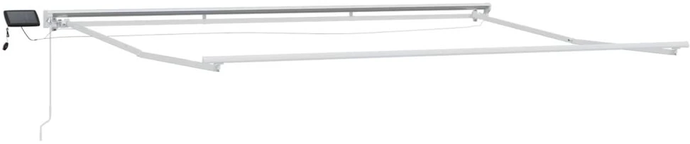 Rankinis markizės rėmas su LED Smėlio 3,5 x 2,5 m