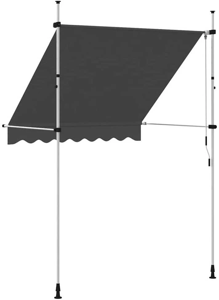 Rankiniu būdu ištraukiama markizė, antracito, 200cm