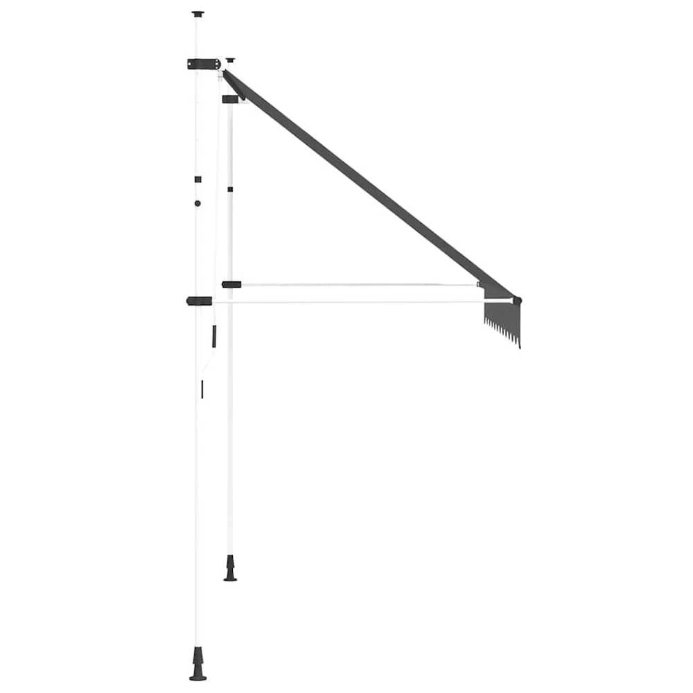 Rankiniu būdu ištraukiama markizė, antracito, 250cm
