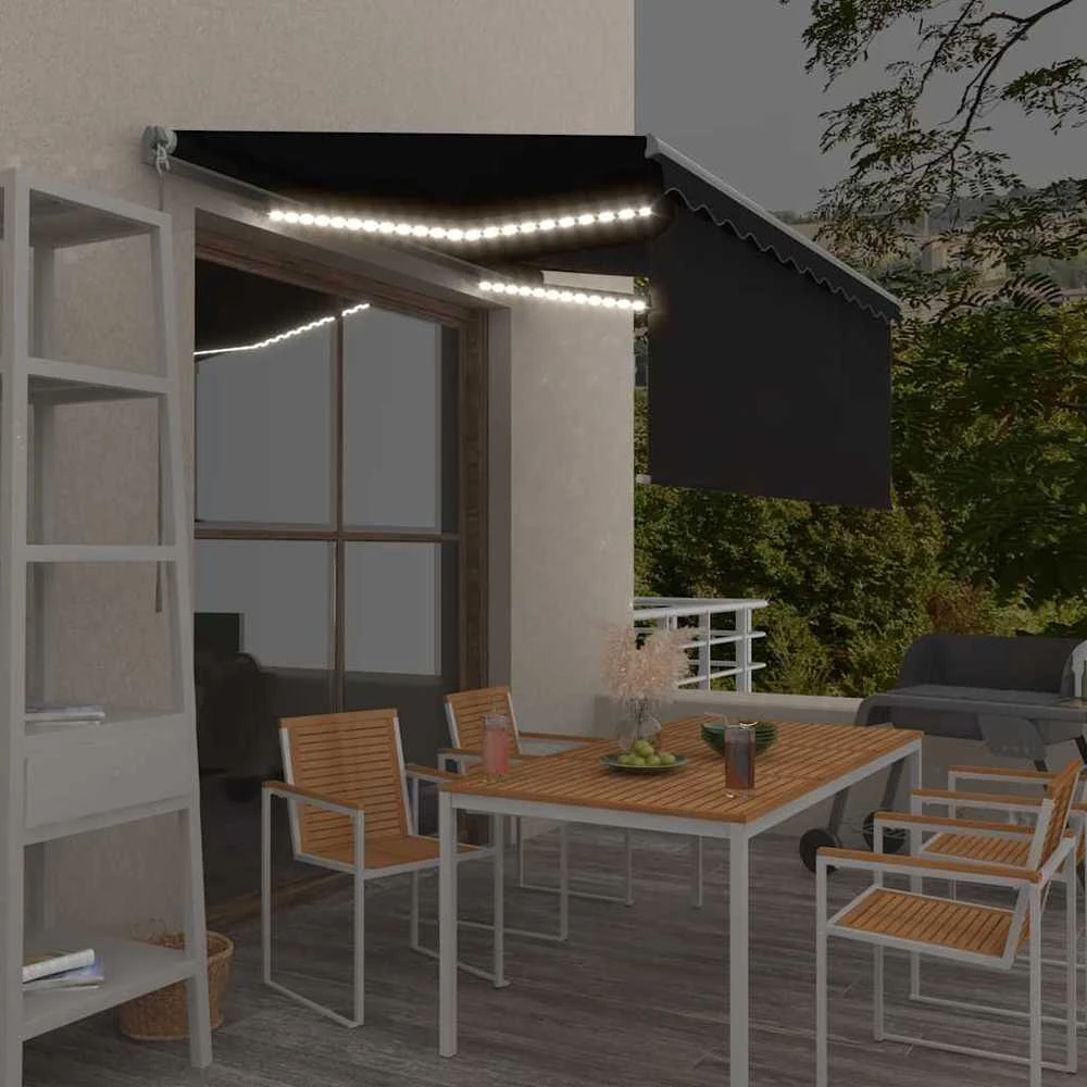 Rankiniu būdu ištraukiama markizė, antracito, 3x2,5m