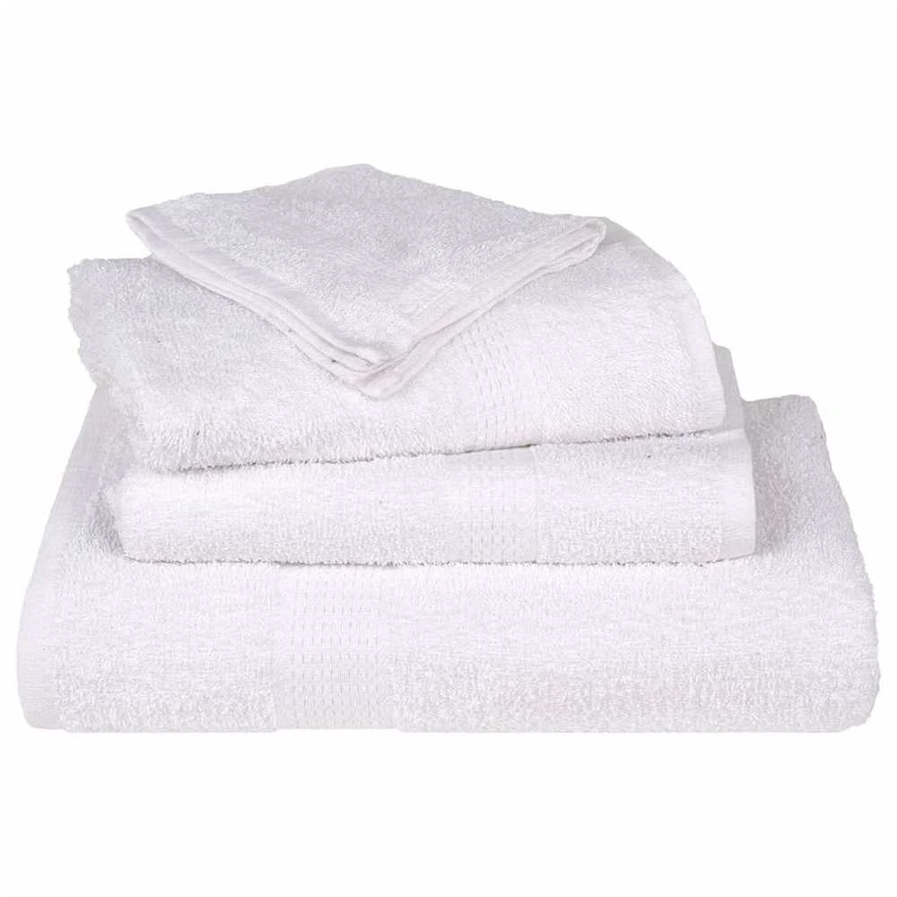 Rankšluostis Rankšluosčiai, FROGN, 10 vnt., balti, 100x150 cm, 360 g/m²