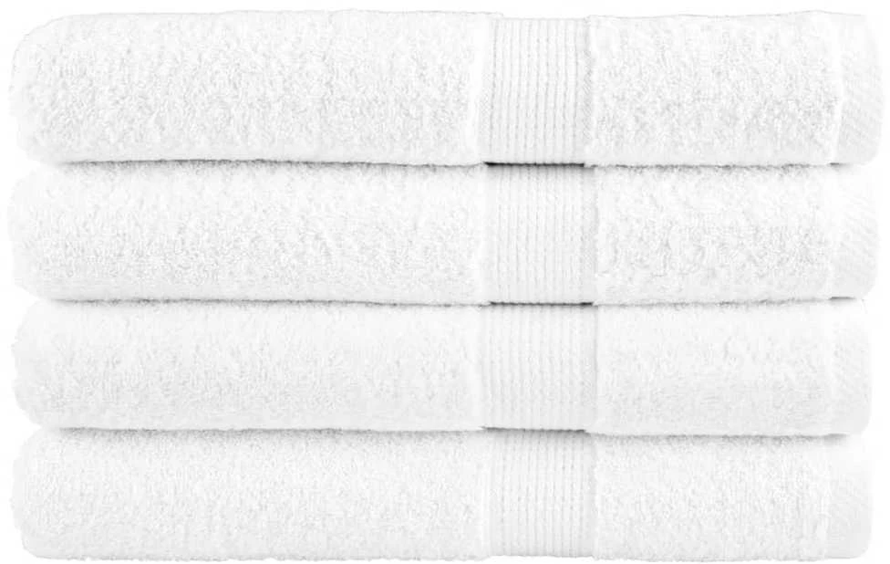 Rankšluostis Rankšluosčiai SOLUND, 4vnt., balti, 100x200 cm, 600 g/m²