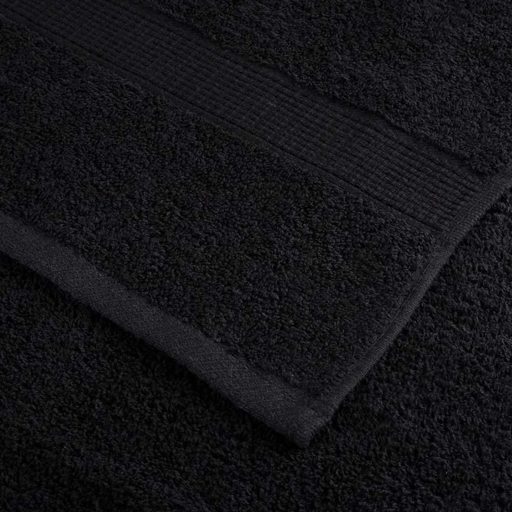 Rankšluostis Rankšluosčiai SOLUND, 4vnt., juodi, 100x200cm, 600g/m²