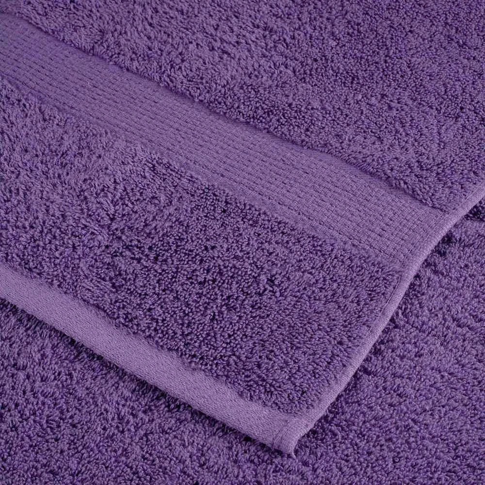 Rankšluostis Rankšluosčiai SOLUND, 4vnt., violetiniai, 100x200cm, 600g/m²