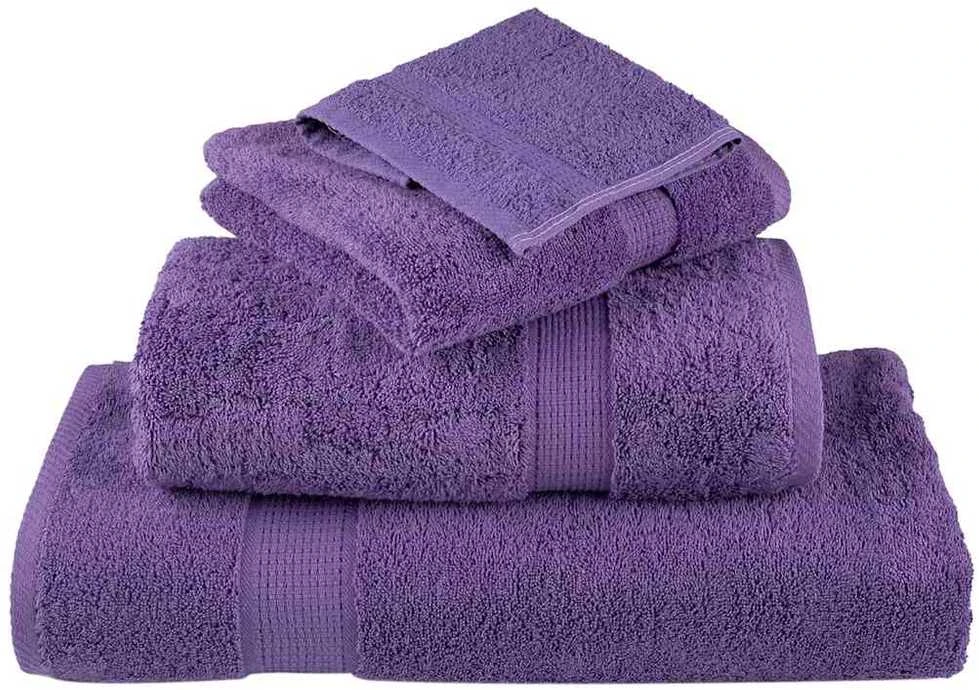 Rankšluostis Rankšluosčiai SOLUND, 4vnt., violetiniai, 100x200cm, 600g/m²
