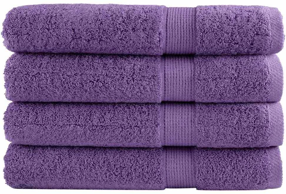 Rankšluostis Rankšluosčiai SOLUND, 4vnt., violetiniai, 100x200cm, 600g/m²
