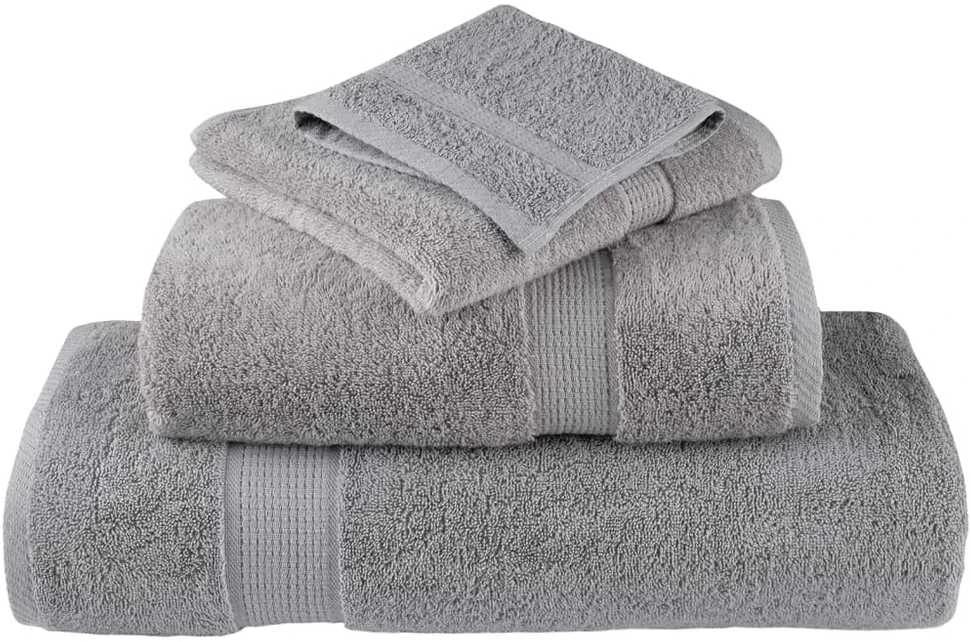 Rankšluostis Rankšluosčių rinkinys SOLUND, 6vnt., pilki, 600g/m²