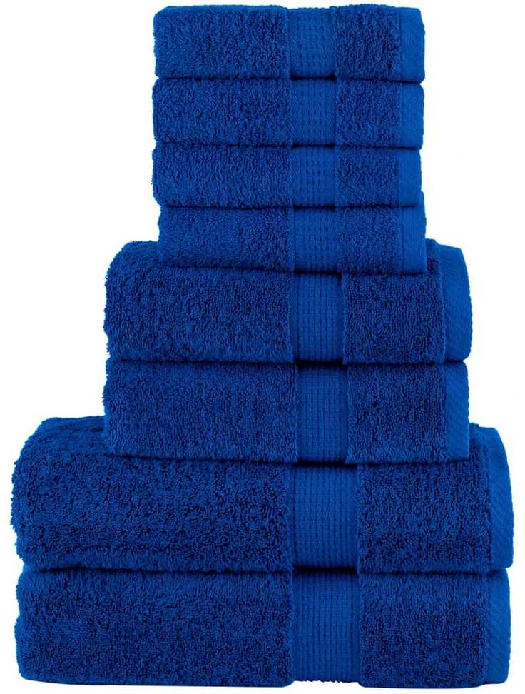 Rankšluostis Rankšluosčių rinkinys SOLUND, 8vnt., mėlyni, 600g/m²
