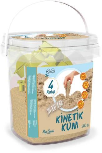 Red Castle Raudona Castle kinetinis smėlis, natūralios spalvos 500g