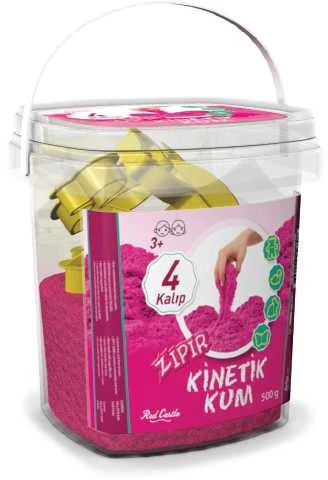 Red Castle Raudona Castle kinetinis smėlis, rožinis 500g