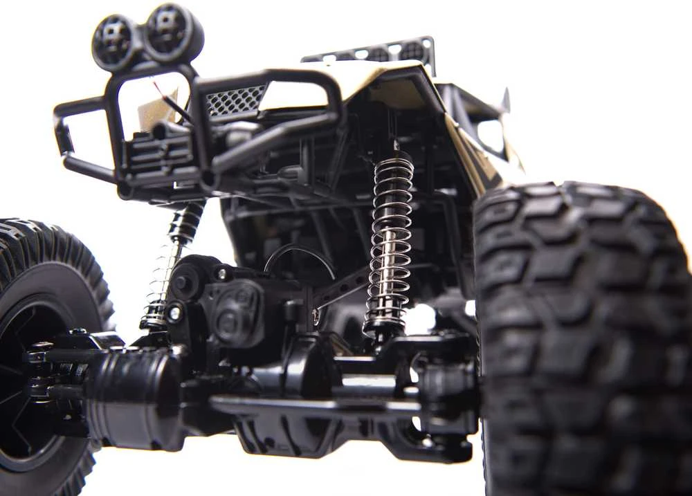 Ikonka RC automobilis Rock Crawler 2.4GHz 1:8 51cm aukso spalvos