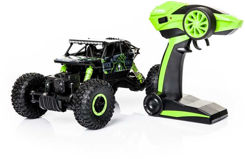 RC automobilis Rock Crawler HB 2.4GHz 1:18 žalias