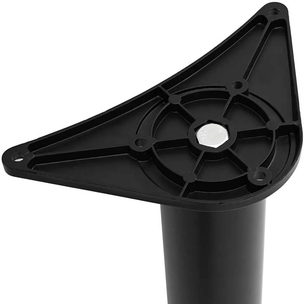 Reguliuojamo aukščio stalo kojos, 4vnt., juodos spalvos, 1100mm