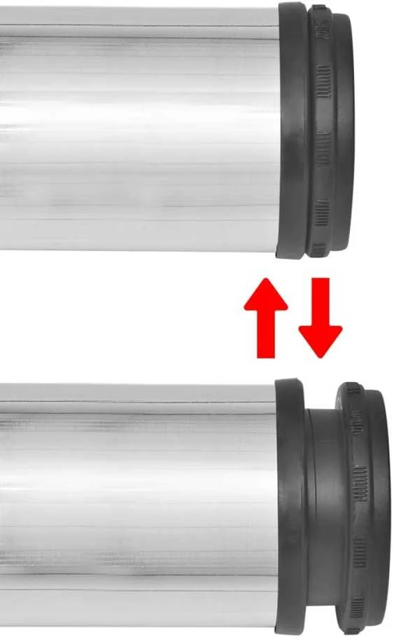 Reguliuojamo aukščio stalo kojos, 4vnt., šlifuoto nikelio, 1100mm