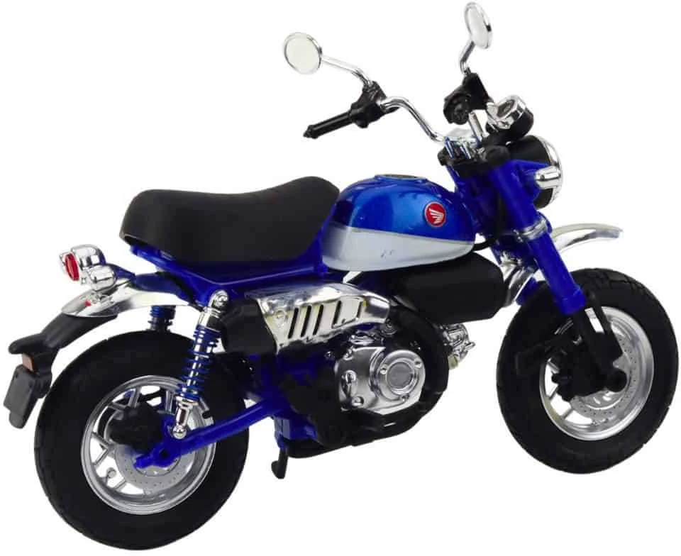 Lean Toys RETRO MOTORCYCLE CLASSIC METAL Mėlynas 1:12