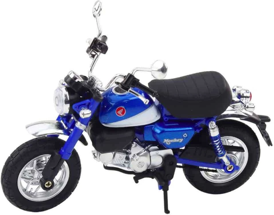 Lean Toys RETRO MOTORCYCLE CLASSIC METAL Mėlynas 1:12