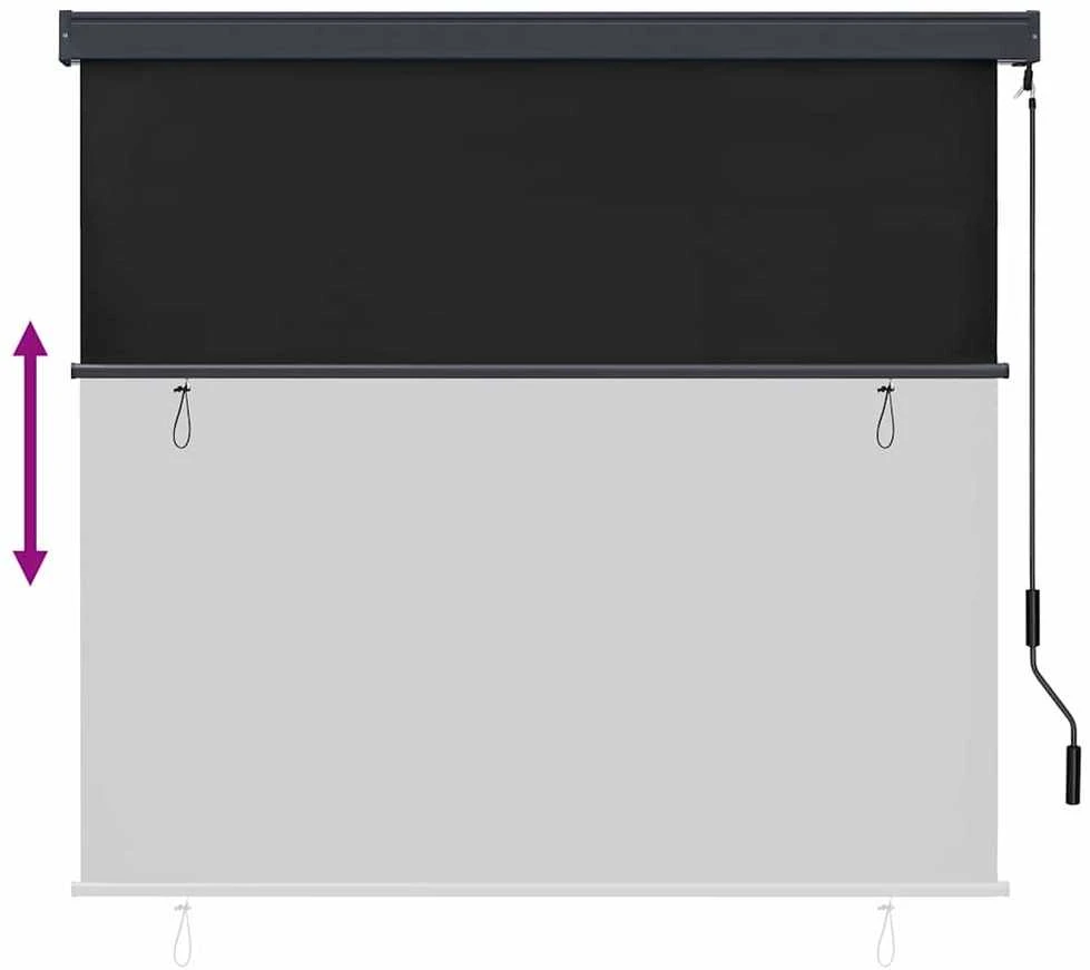 Roletas Antracito 180 x 250 cm Audinys ir aliuminis