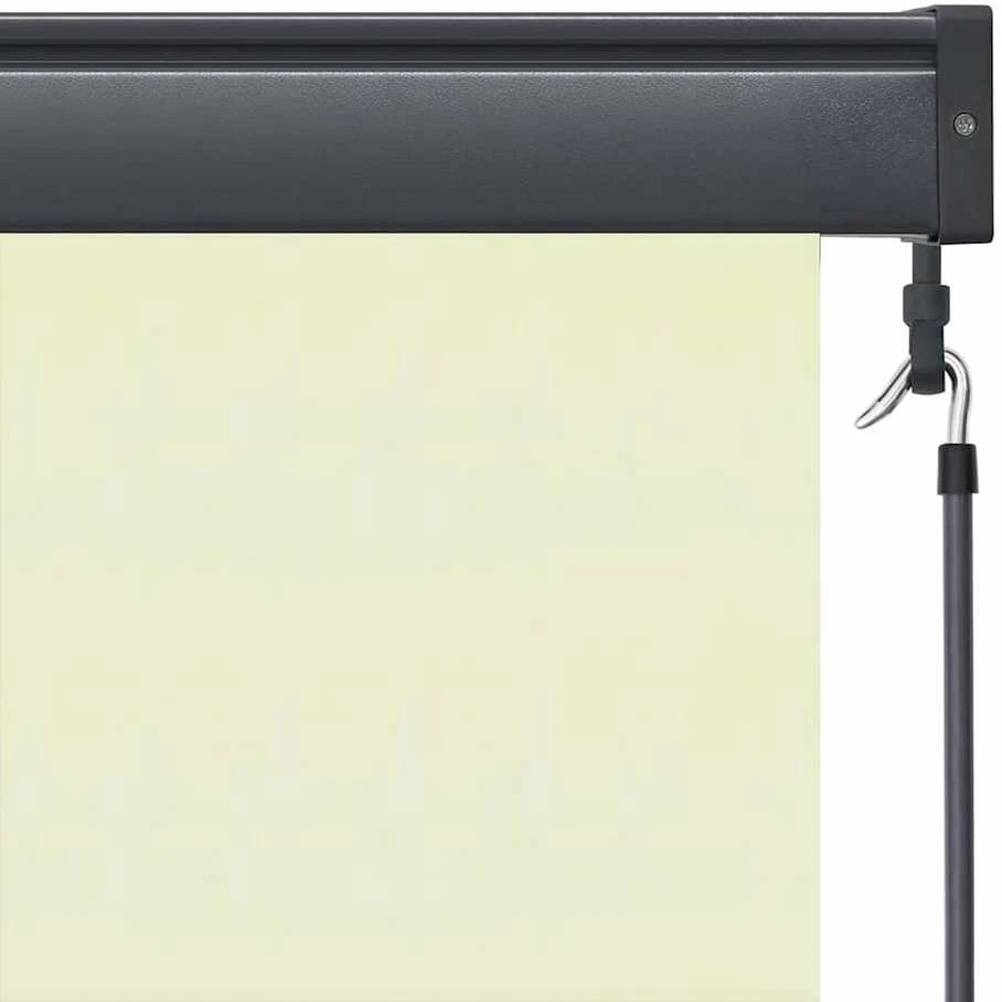Roletas Kreminė 180 x 250 cm Audinys ir aliuminis