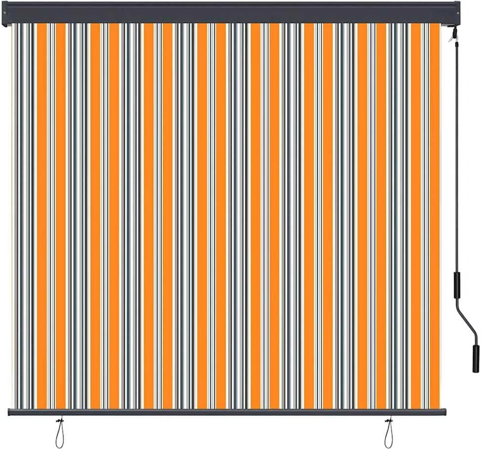Roletas Geltona ir mėlyna 180 x 250 cm Audinys ir aliuminis