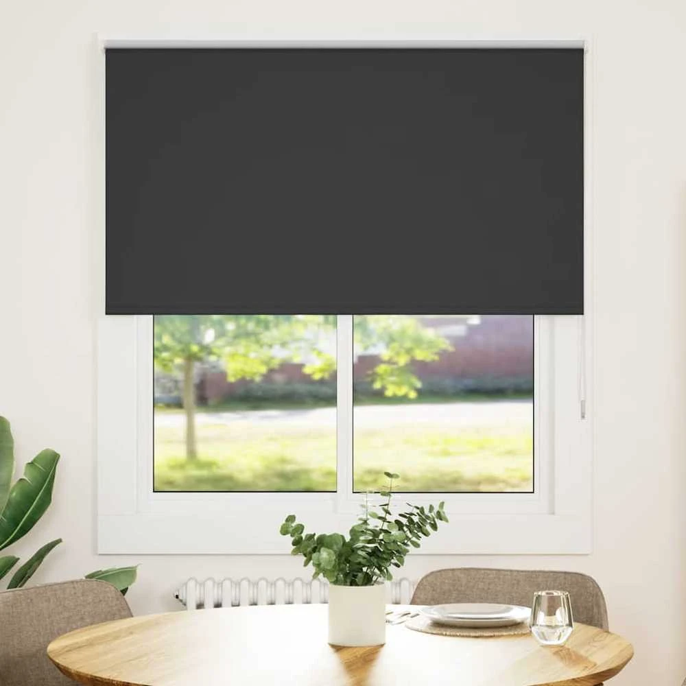 roletas juodas 125x175 cm audinio plotis 121,6 cm poliesteris