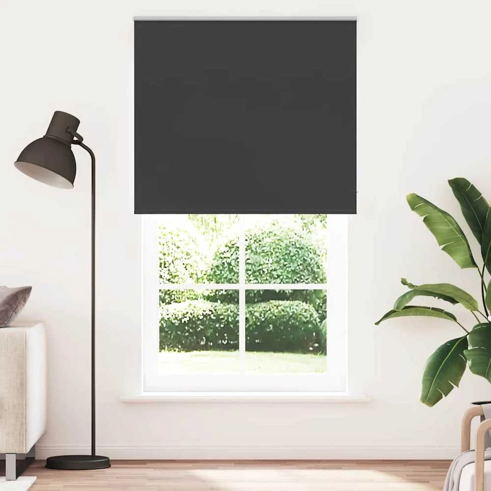 roletas juodas 130x230 cm audinio plotis 126,6 cm poliesteris