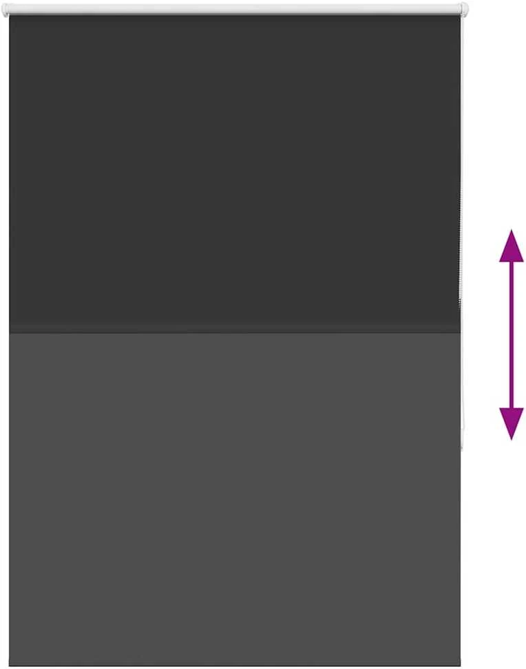 roletas juodas 90x175 cm audinio plotis 85,7 cm poliesteris