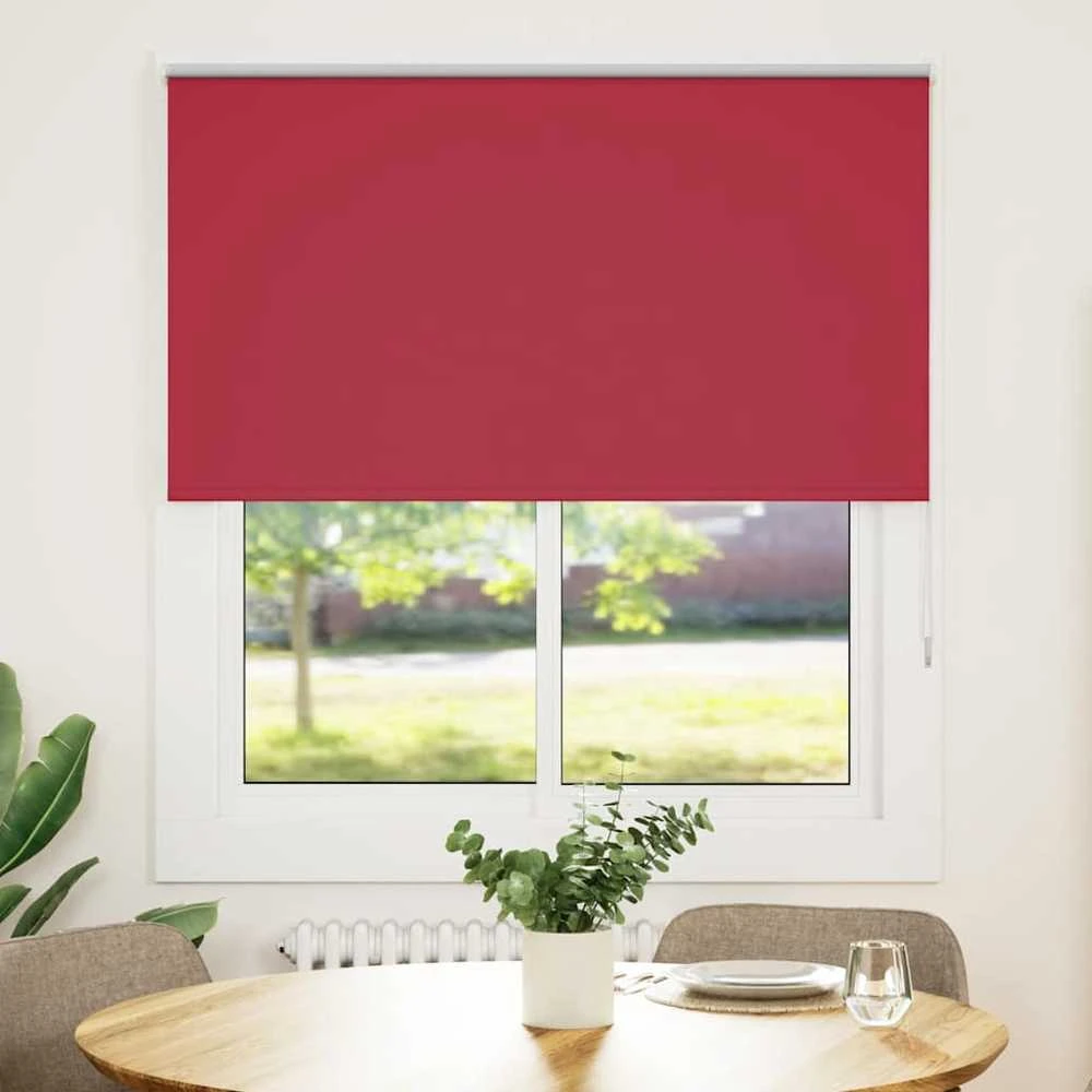 Roletas raudona 135x150 cm audinio plotis 131,6 cm poliesteris