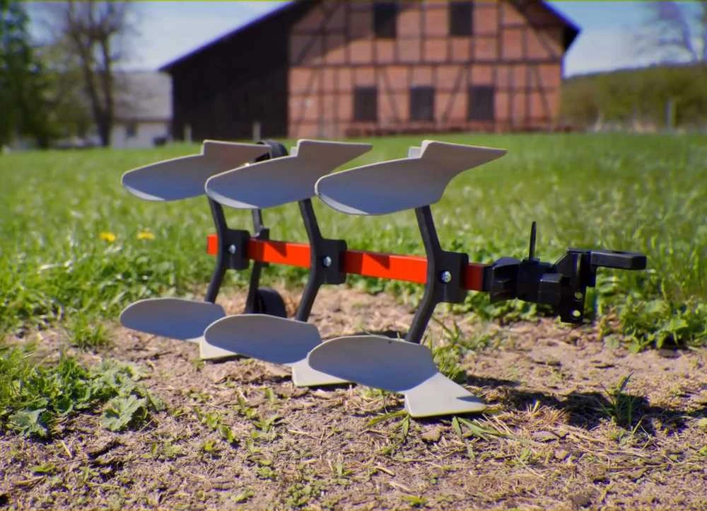 Rolly Toys Pług Daugiaskibis NIEMEYER Su Metaliniu Rėmu